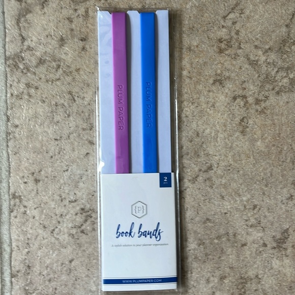 Plum Paper Book Bands - Picture 1 of 2